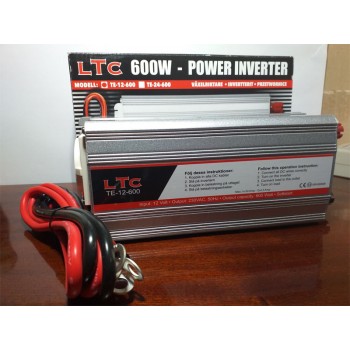 Инвертор (преобразователь) 12V-220V 600W BILTEMA (Тайвань, Швеция)